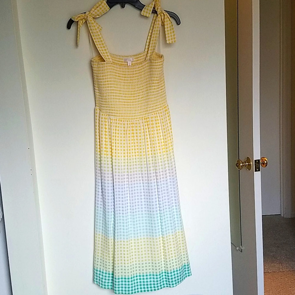 Sundress with cute bow tie shoulder straps